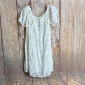 💵NWT Everleigh White Lace Short Sleeve Dress Size Medium